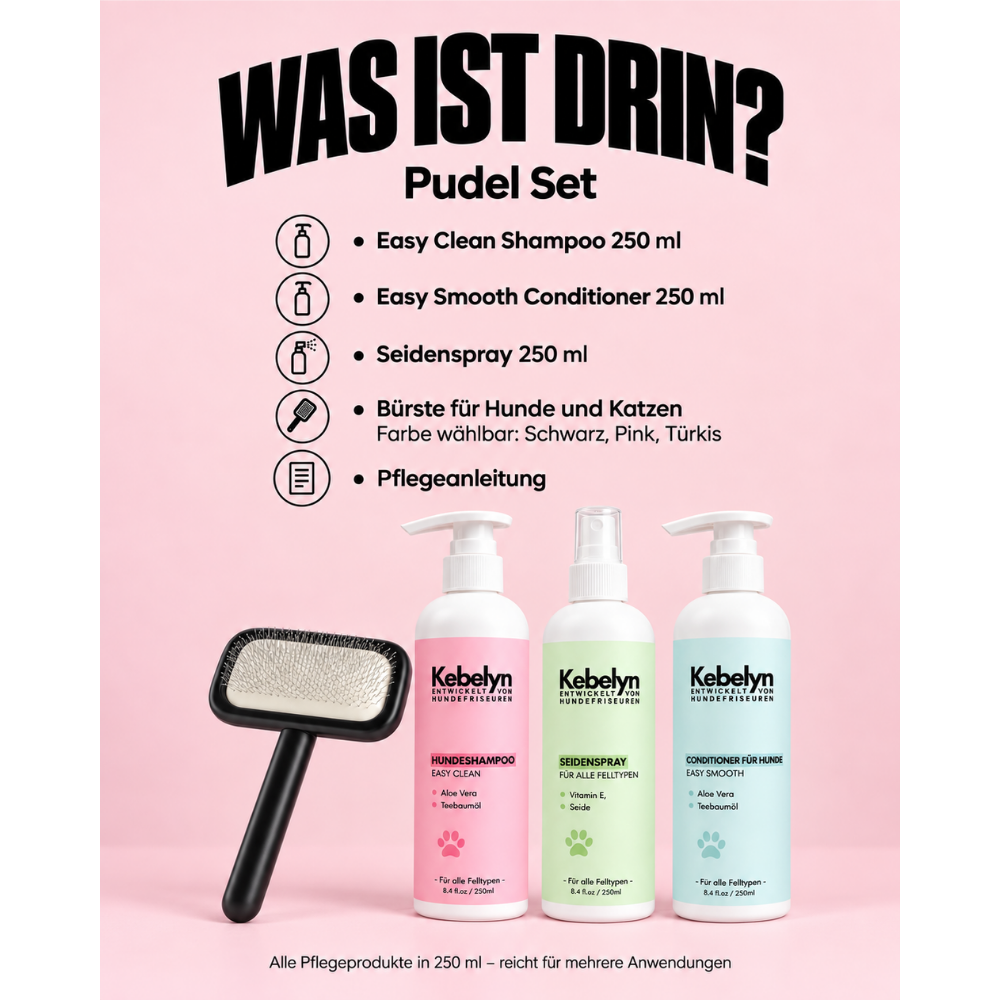 Pudel Pflege Set