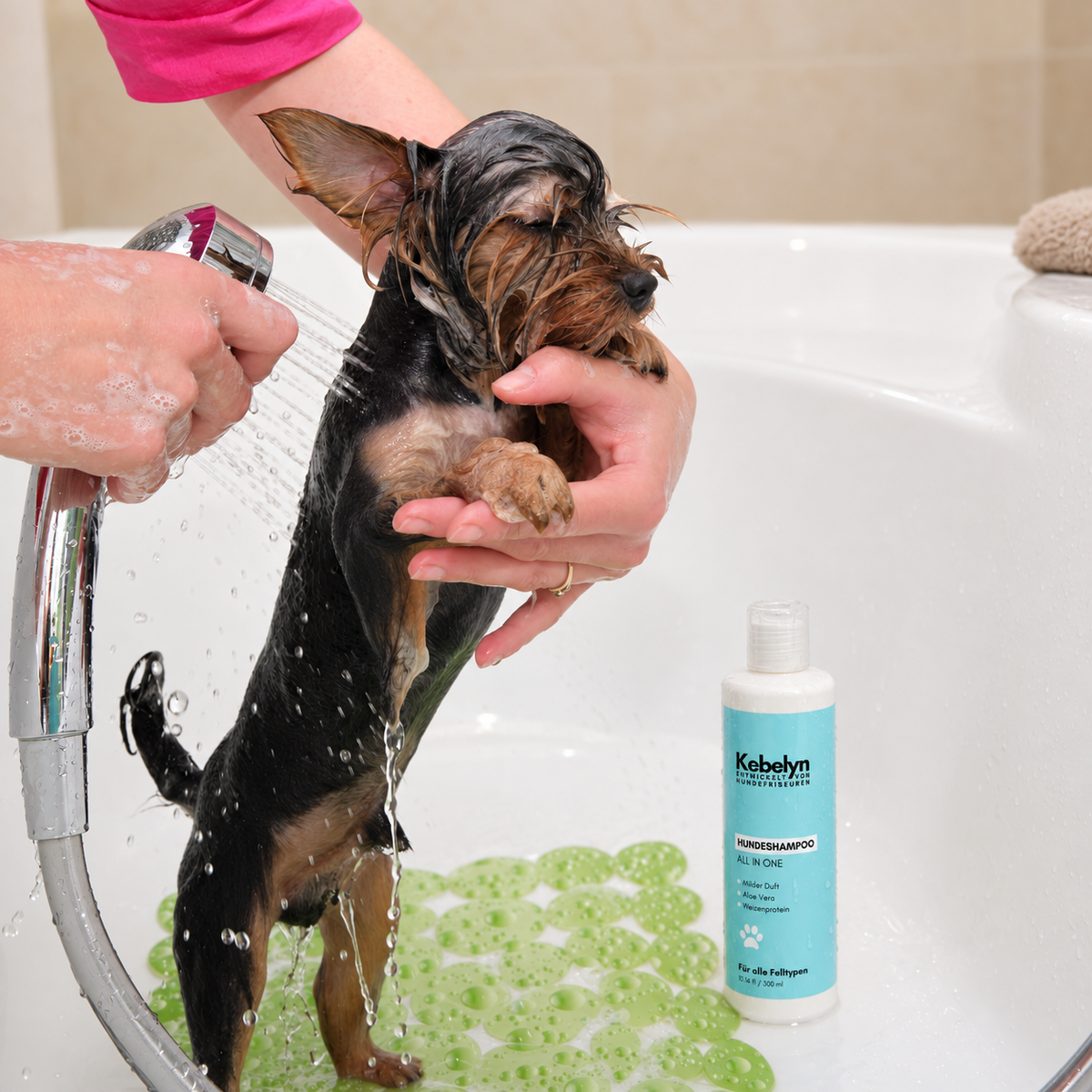 Hundeshampoo All-in-One für alle Felltypen