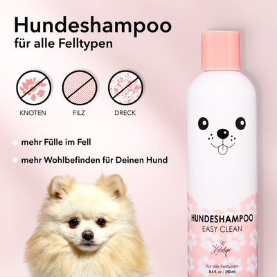 Hundeshampoo Easy Clean für alle Felltypen