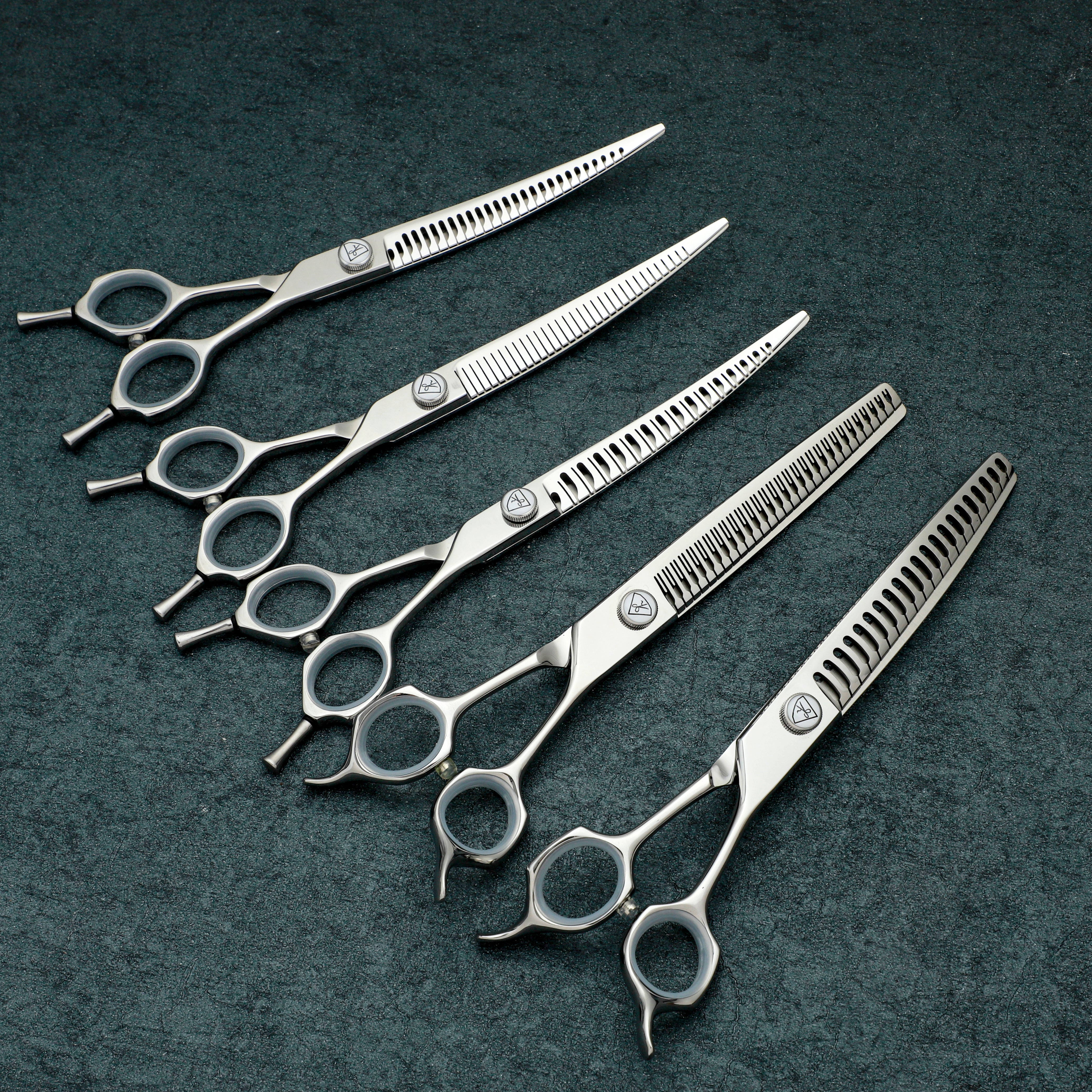 gebogene Modelierschere VG-10 mittel