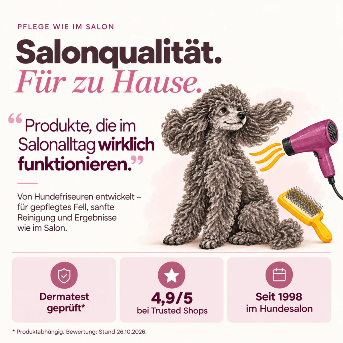 Hundeshampoo Easy Clean – Tiefenreinigung und Volumen