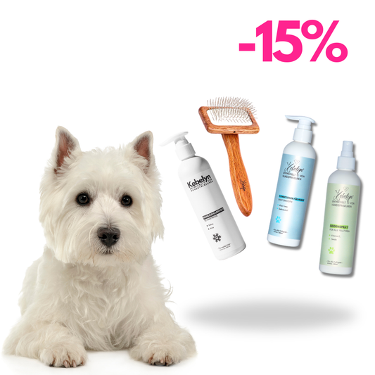 West Highland White Terrier Pflege Set