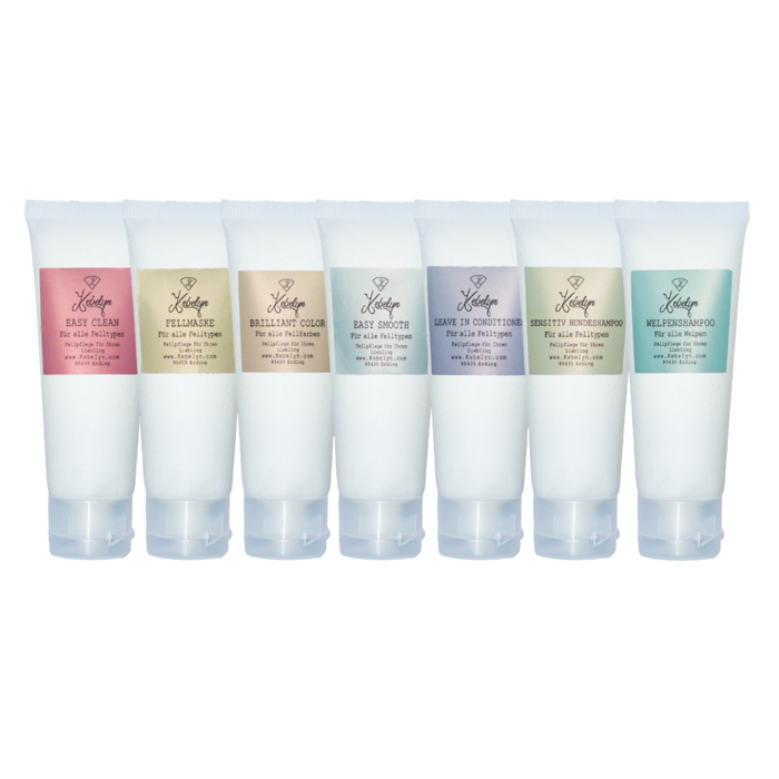 Tester-Set Hunde-Shampoo-Conditioner-Fellmaske+Flyer