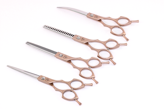Scissors set Asia-Style rosè 6 inches