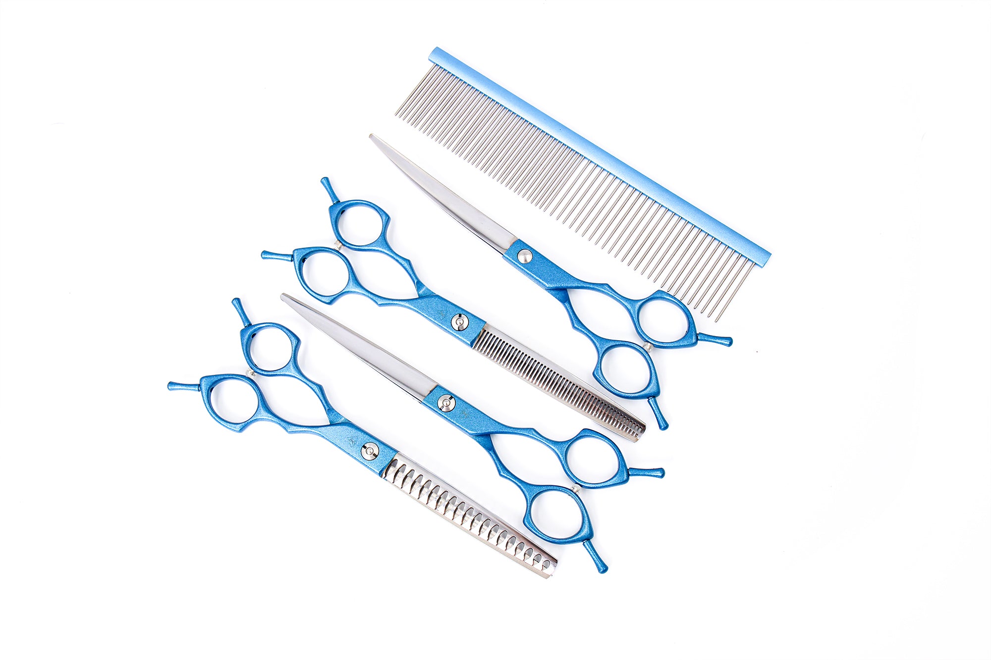 Scheren-Set Asia-Style Blau 7 Inch